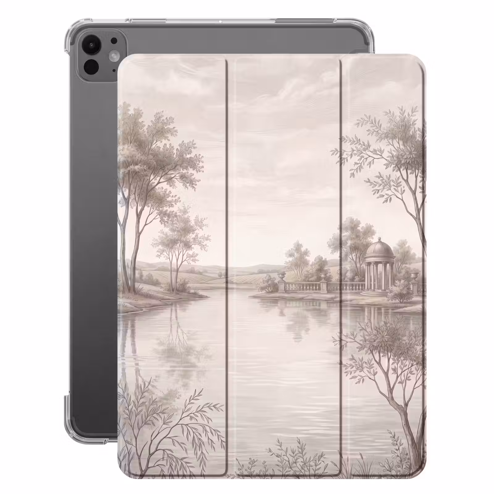 iPad-Hülle - Terrasse - Wasser - Natur - Landschaft — 1