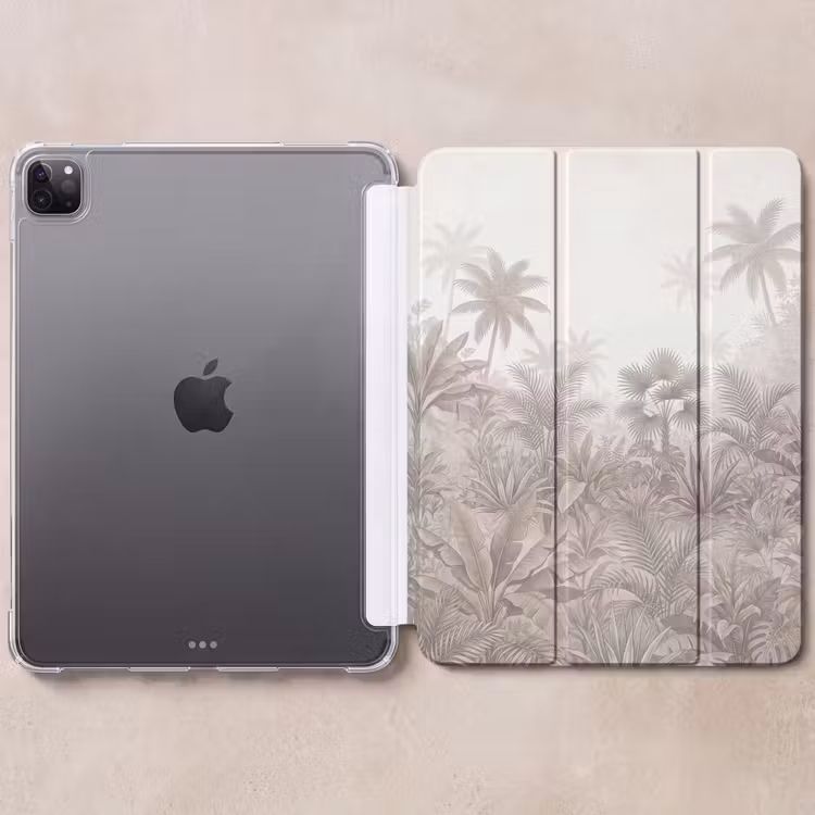 iPad-Hülle - Dschungel - Tropisch - Natur - Vintage - Beige — 6