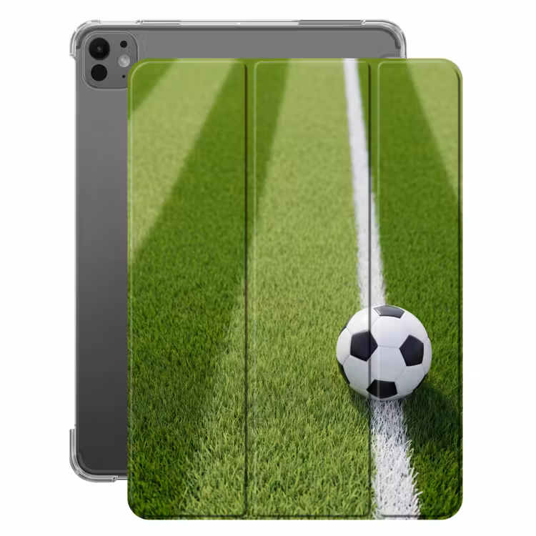 iPad-Hülle - Fußball - Rasenplatz - Sport - Grün — 1