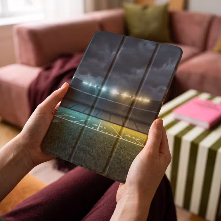 iPad-Hülle - Fußball - Stadion - Nacht - Modern — 4
