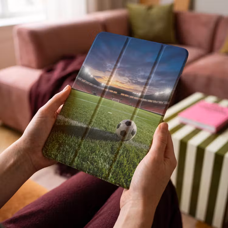 iPad-Hülle - Fußball - Stadion - Sport - Grün — 4