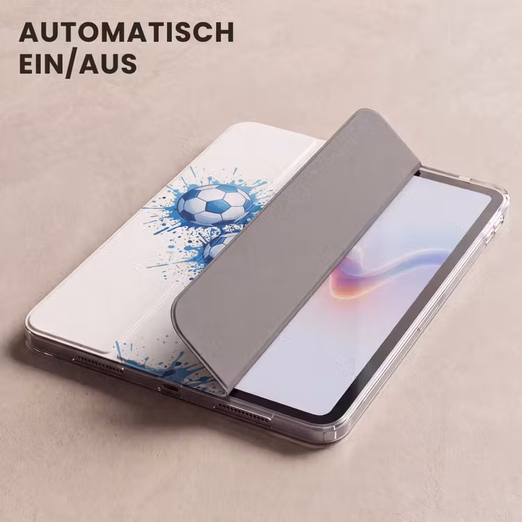 iPad-Hülle - Fußbälle - Farbe - Sport - Blau — 5