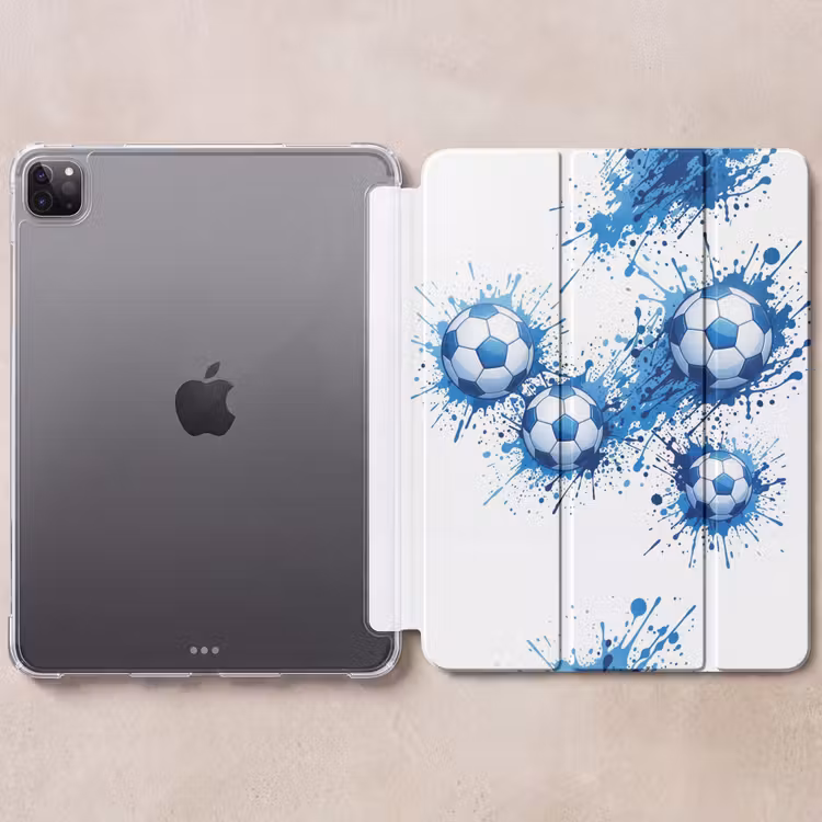 iPad-Hülle - Fußbälle - Farbe - Sport - Blau — 6