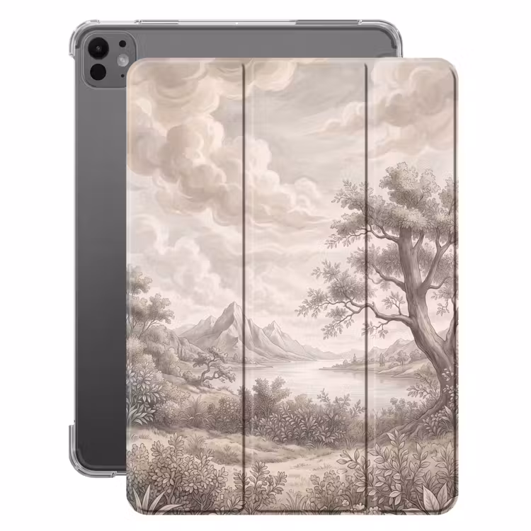 iPad-Hülle - Landschaft - Berge - See - Natur — 1