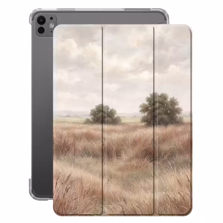 iPad-Hülle - Landschaft - Minimalistisch - Beige — 1