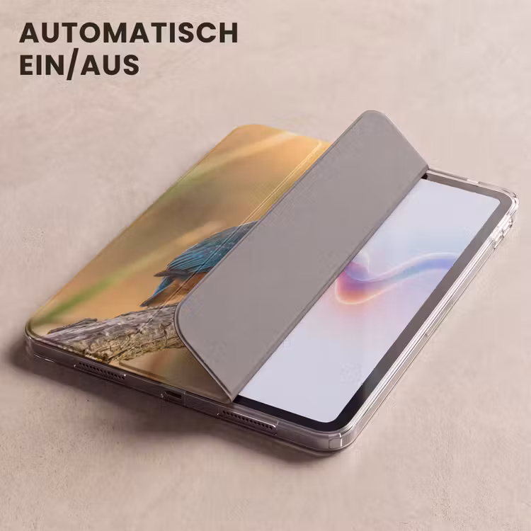 iPad-Hülle - Eisvogel - Zweig - Wasser - Bunt - Lebendig — 5