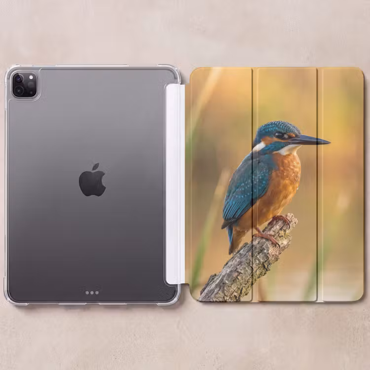 iPad-Hülle - Eisvogel - Zweig - Wasser - Bunt - Lebendig — 6
