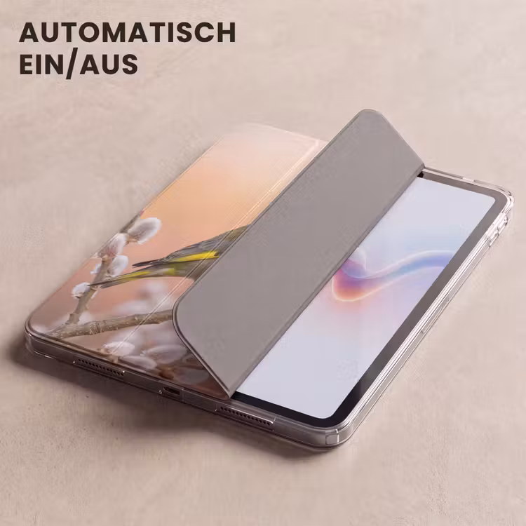 iPad-Hülle - Grünfink - Katzen - Frühling - Natur - Weich — 5