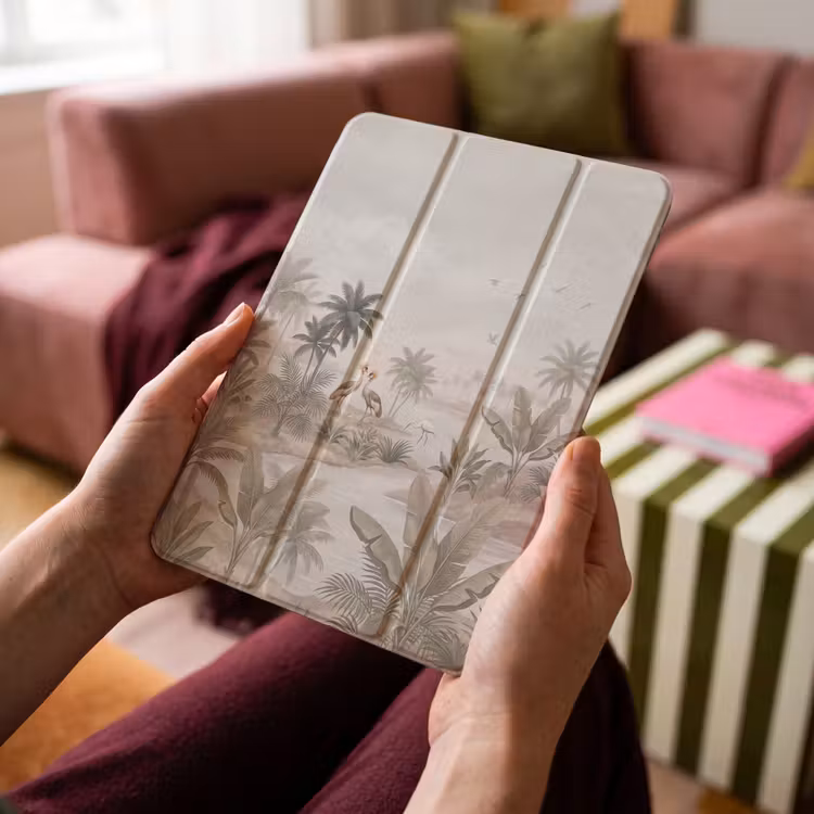 iPad-Hülle - Kraniche - Palmen - Tropisch — 4