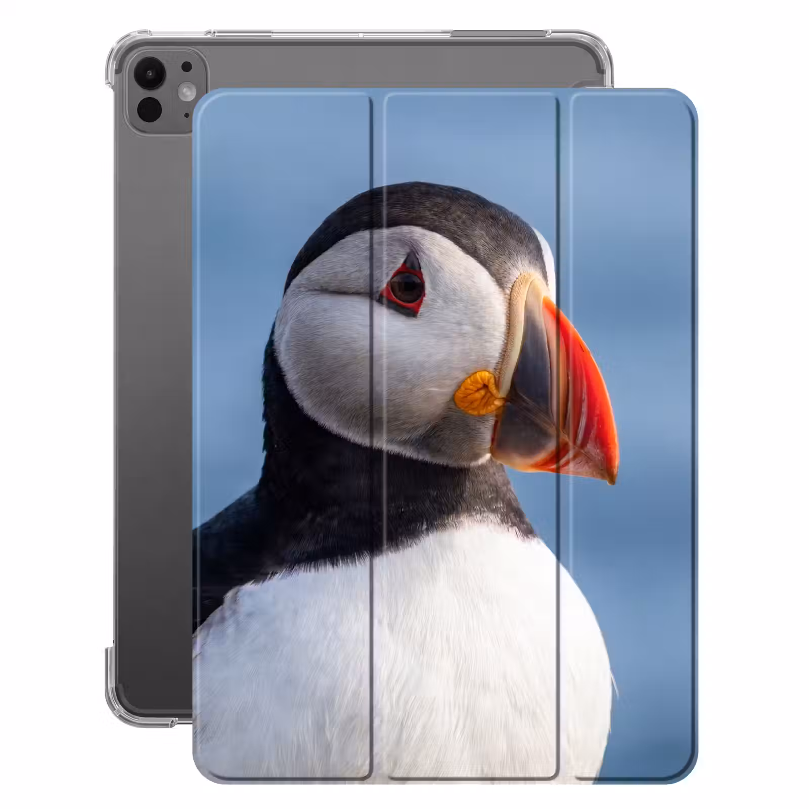 iPad-Hülle - Papageientaucher - Porträt - Natur — 1