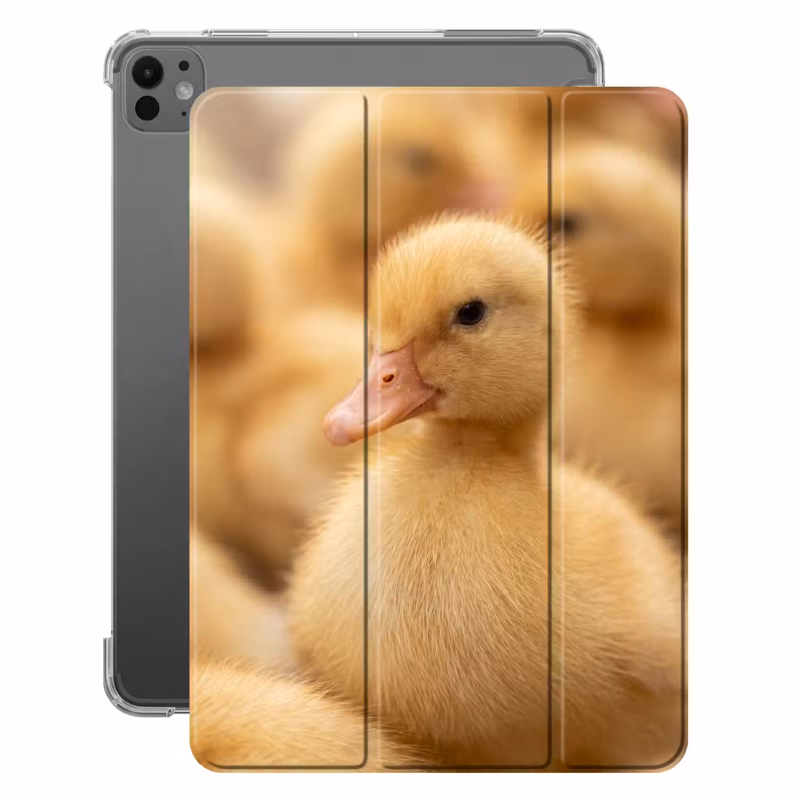 iPad-Hülle - Pfeil - Ente - Natur - Gelb — 1