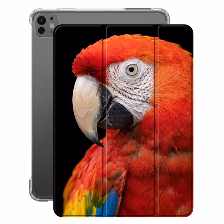 iPad-Hülle - Ara - Porträt - Rot — 1