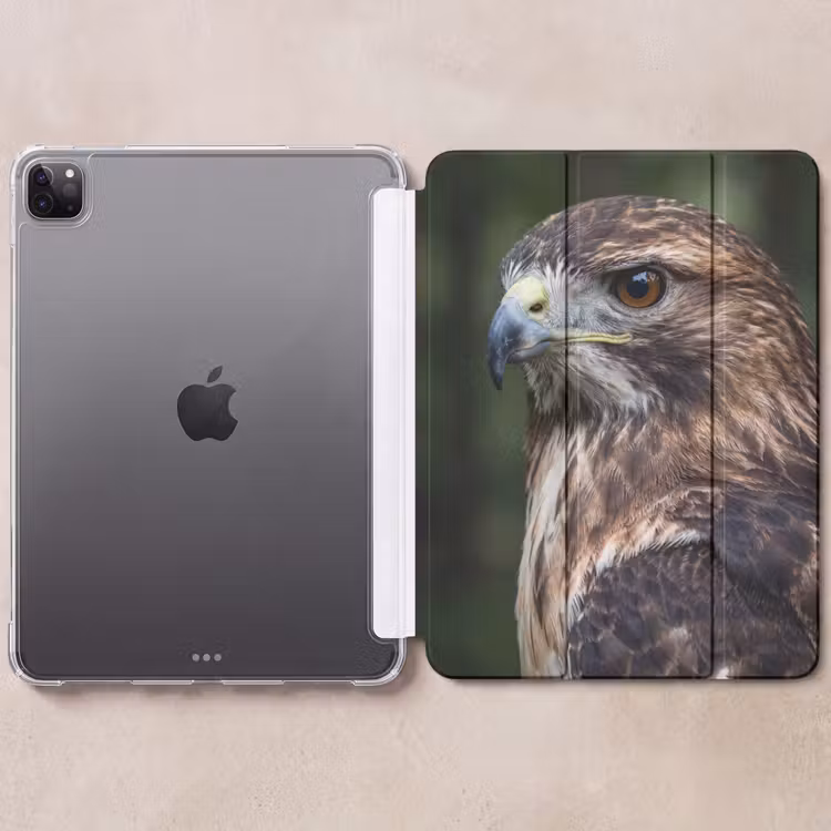 iPad-Hülle - Bussard - Raubvogel - Natur - Braun — 6