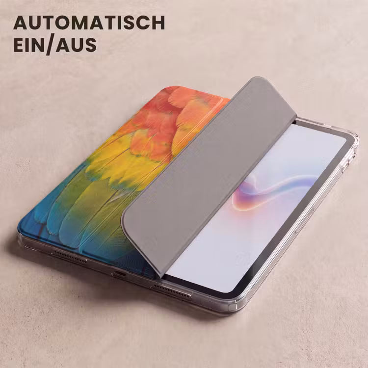 iPad-Hülle - Federn - Ara - Farbenfroh — 5