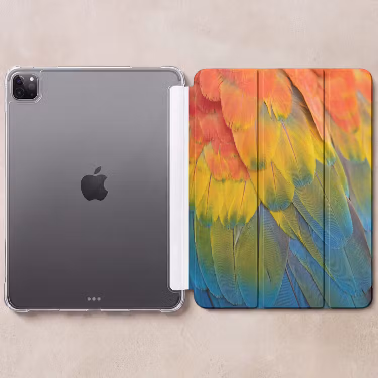 iPad-Hülle - Federn - Ara - Farbenfroh — 6