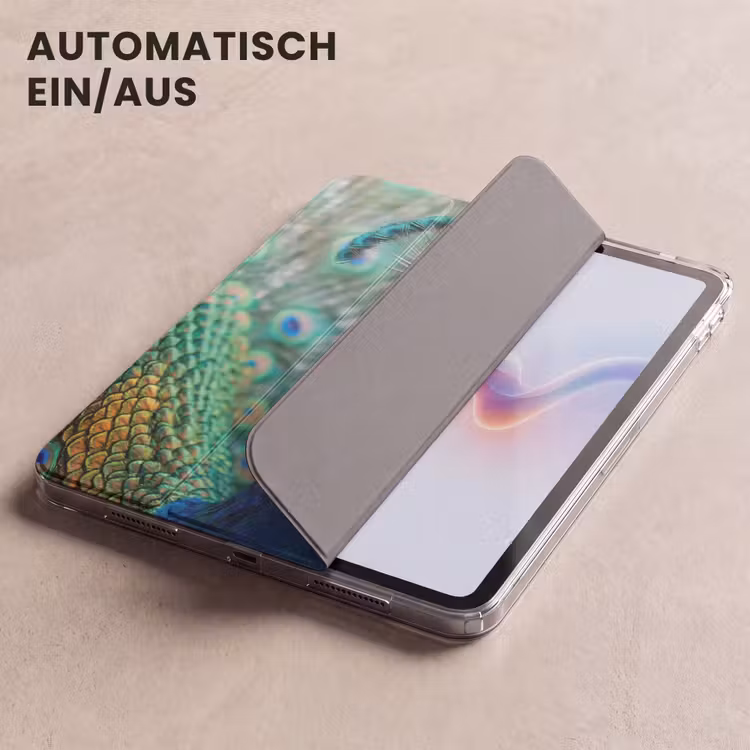 iPad-Hülle - Pfau - Federn - Blau — 5