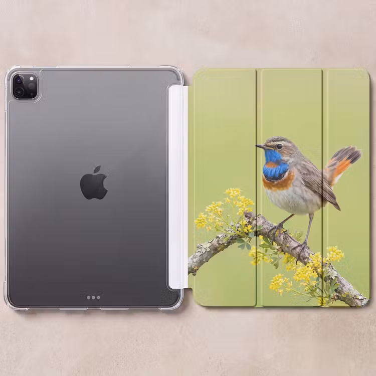 iPad-Hülle - Vogel - Zweig - Natur - Farbenfroh — 6