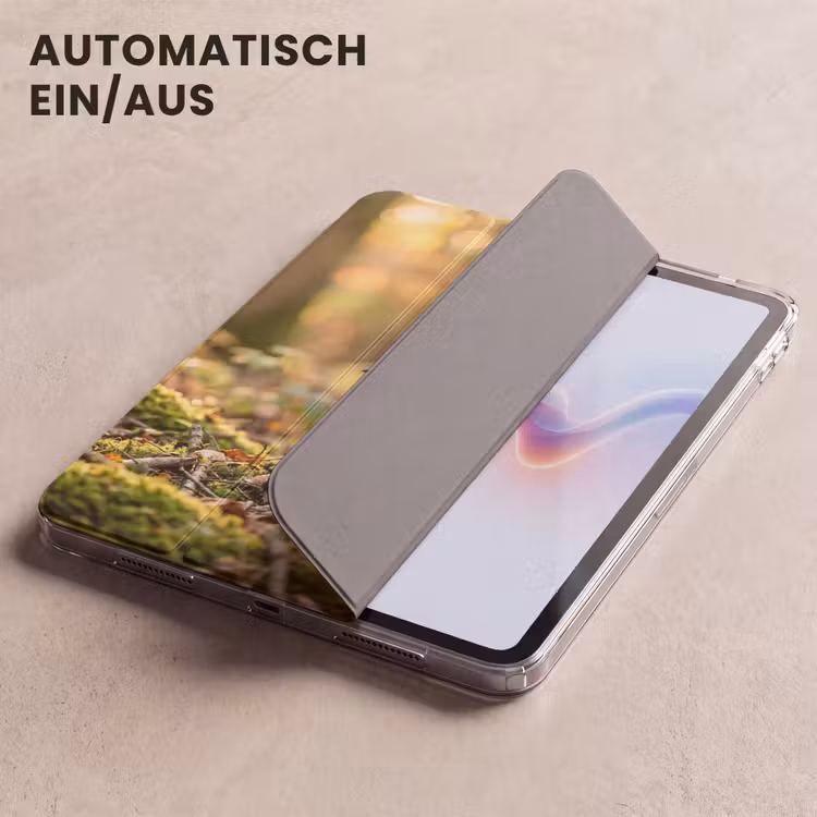 iPad-Hülle - Waldschnepfe - Wald - Laub - Herbst - Getarnt — 5