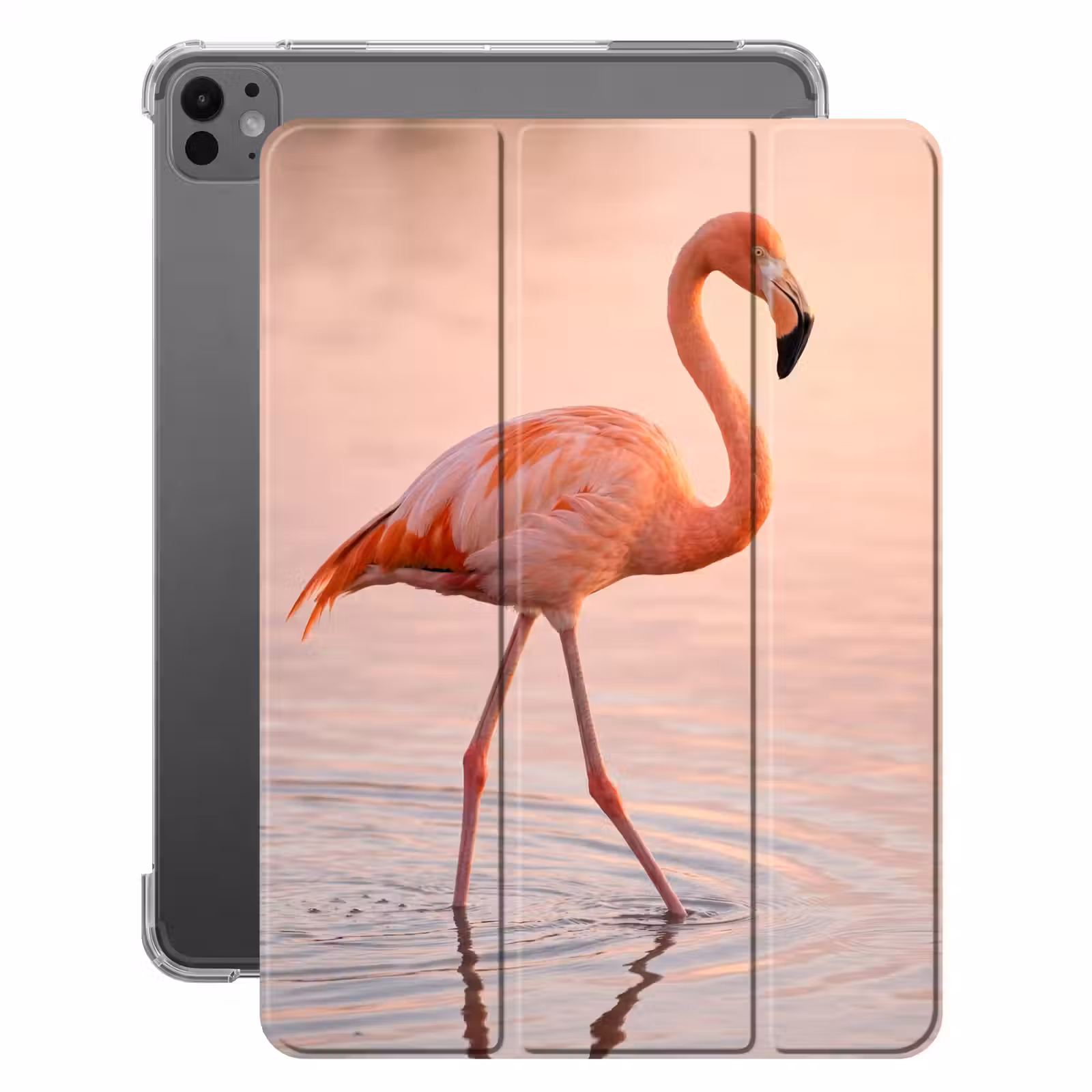 iPad-Hülle - Flamingo - Wasser - Rosa — 1