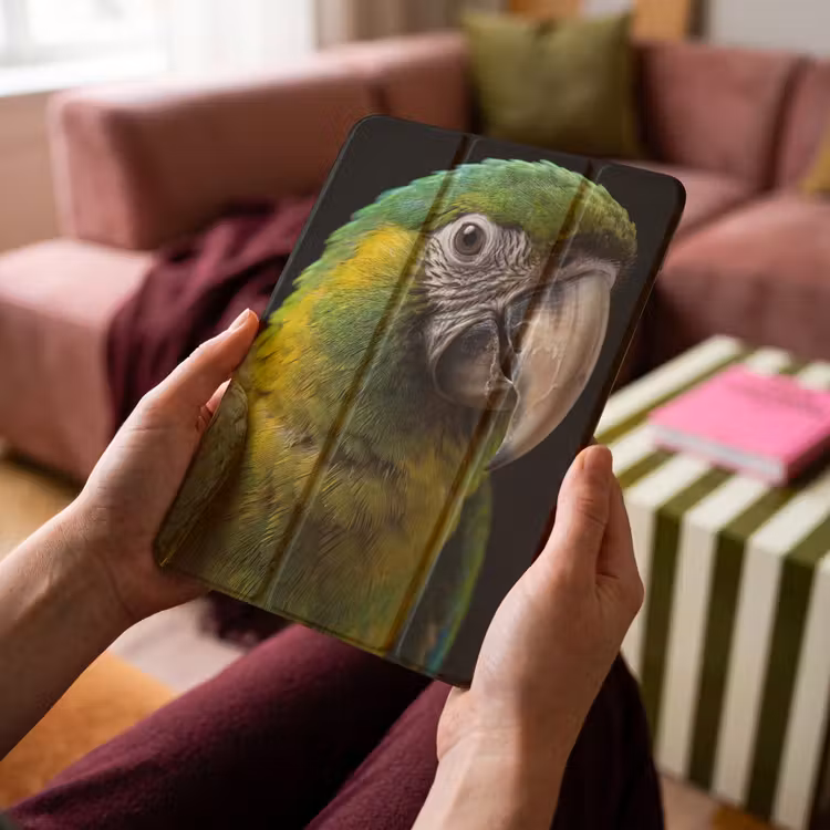 iPad-Hülle - Ara - Porträt - Grün — 4