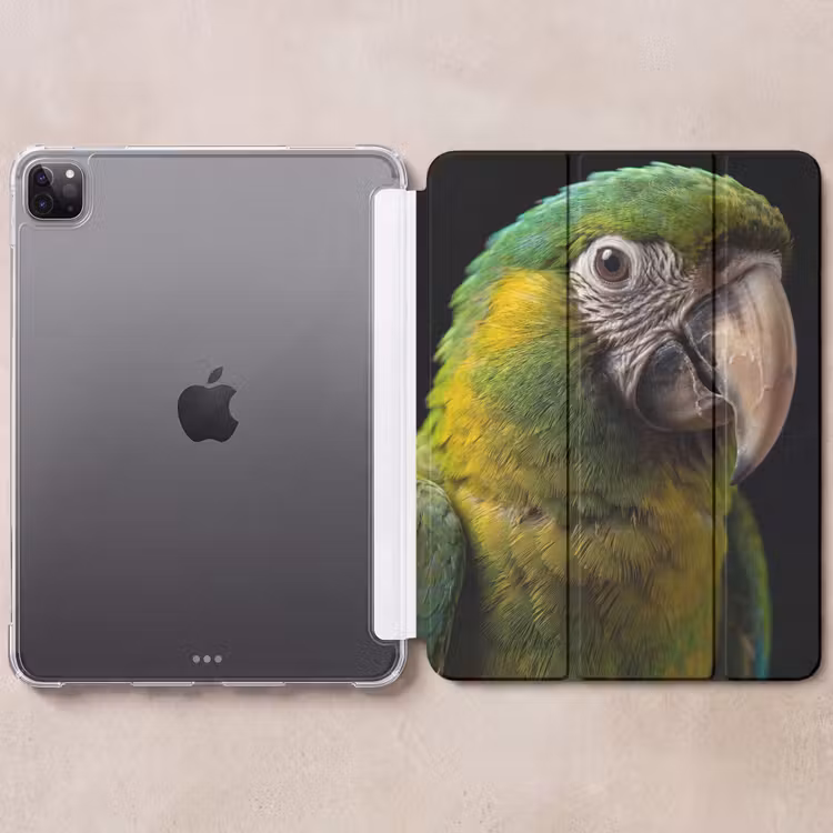iPad-Hülle - Ara - Porträt - Grün — 6