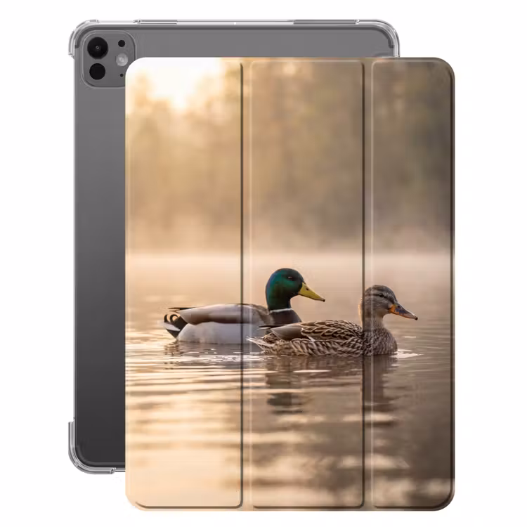 iPad-Hülle - Enten - Wasser - Nebel - Natur — 1