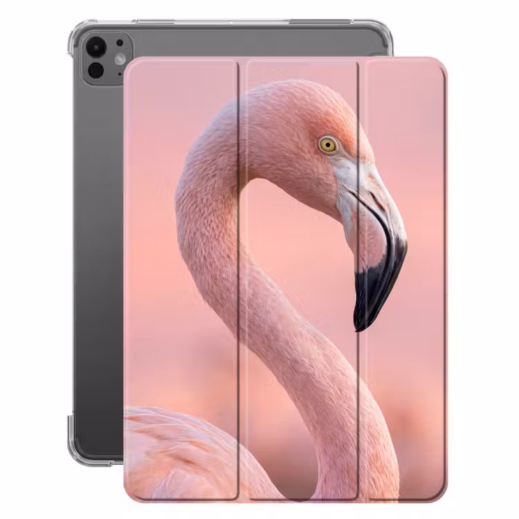 iPad-Hülle - Flamingo - Porträt - Rosa — 1