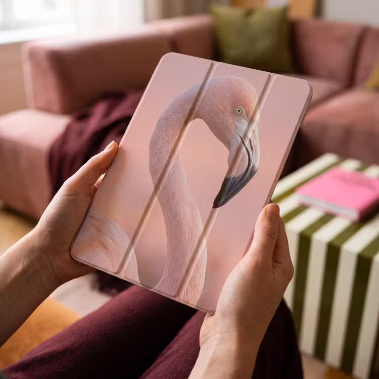 iPad-Hülle - Flamingo - Porträt - Rosa — 4