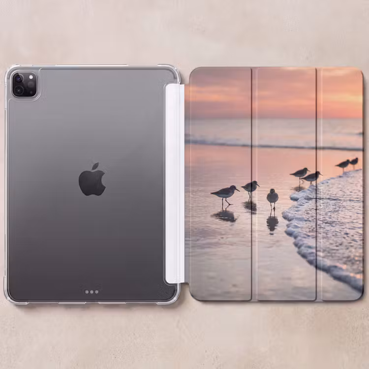 iPad-Hülle - Möwen - Strand - Meer - Rosa — 6