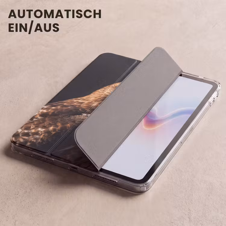 iPad-Hülle - Raubvogel - Mäusebussard - Braun — 5
