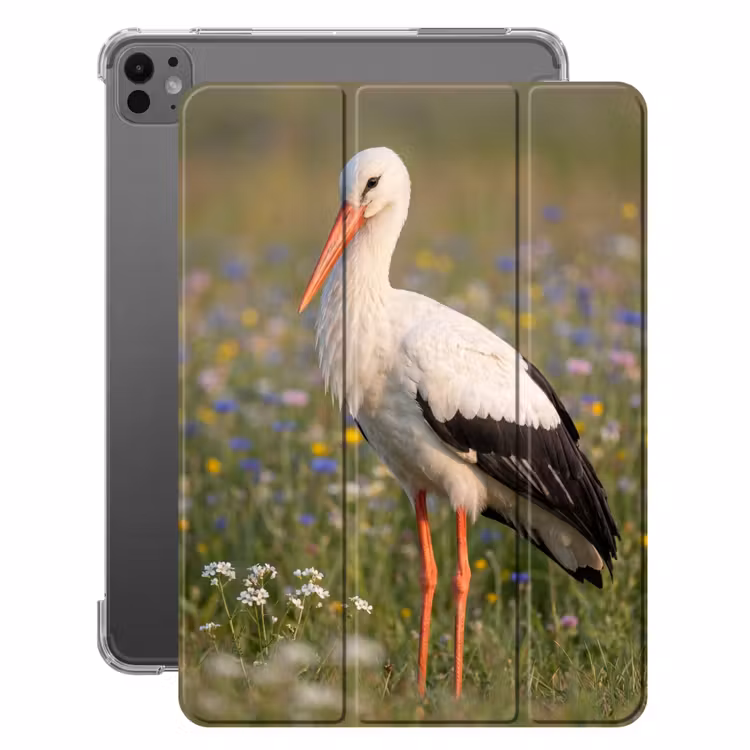iPad-Hülle - Schafsadler - Blumen - Wiese - Bunt — 1