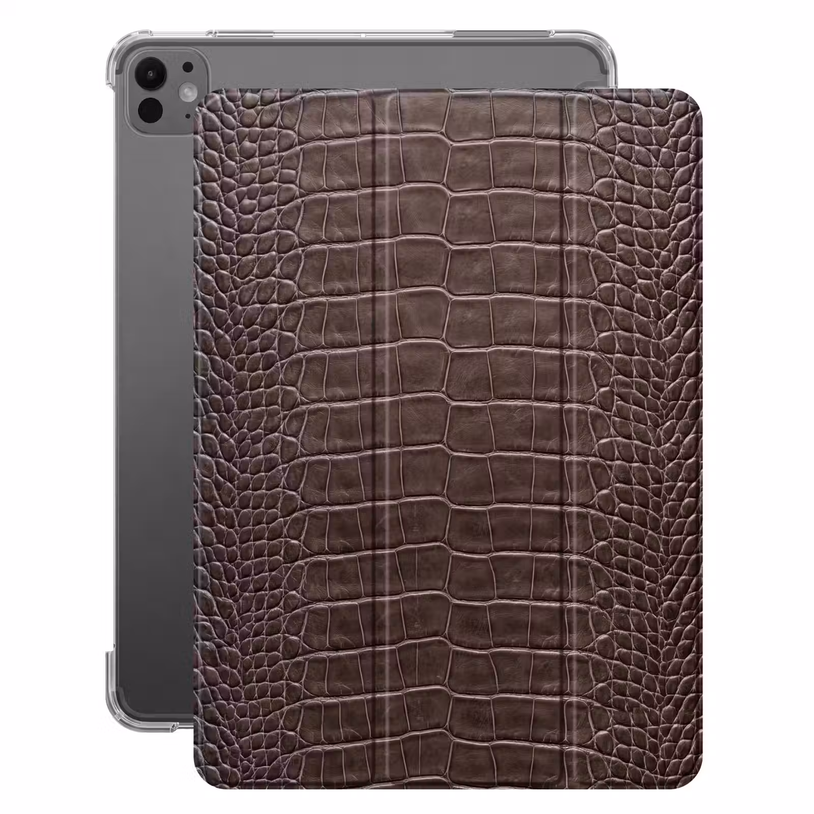 iPad-Hülle - Leder - Krokodil - Matt — 1