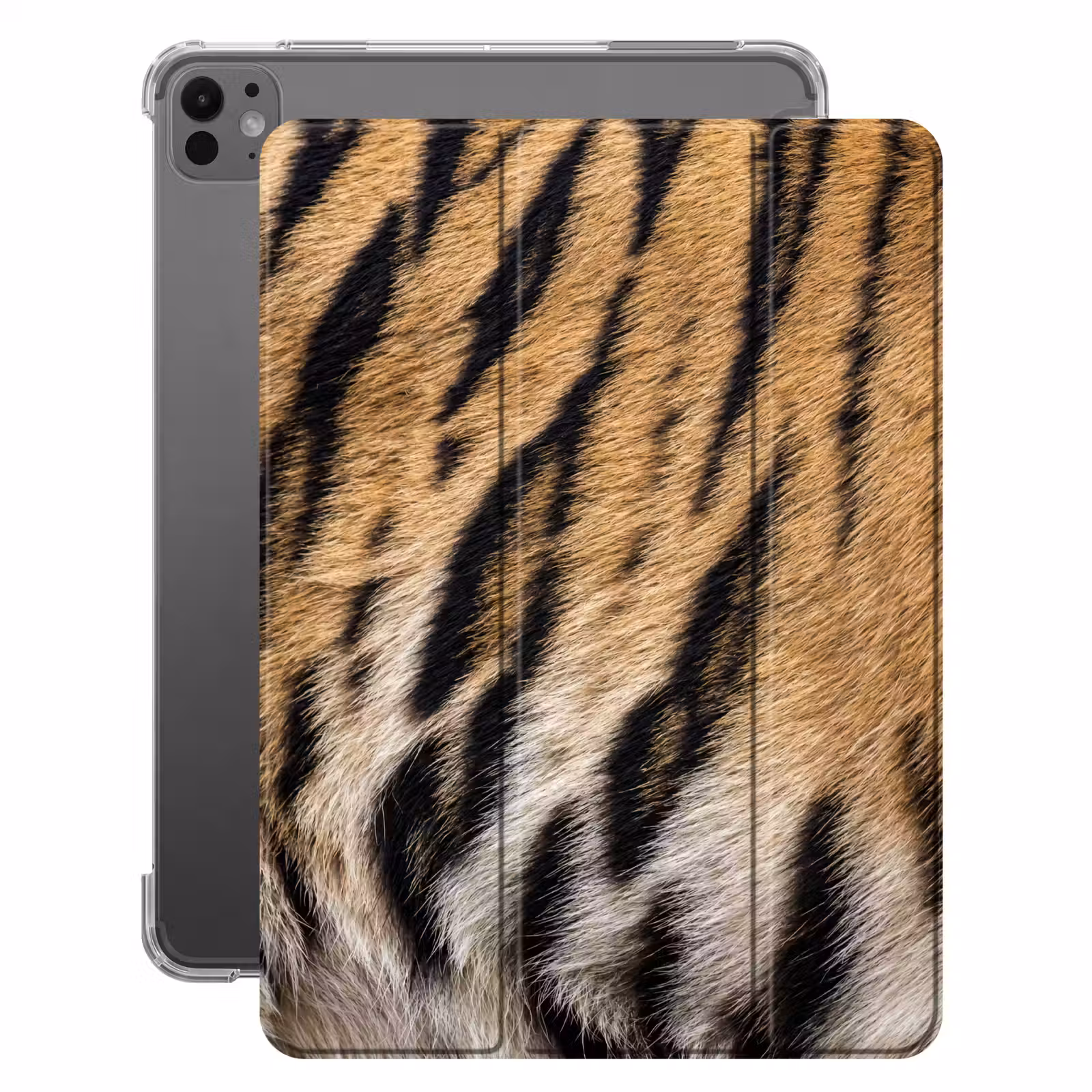 iPad-Hülle - Tigerfell - Klassisch - Schwarz — 1