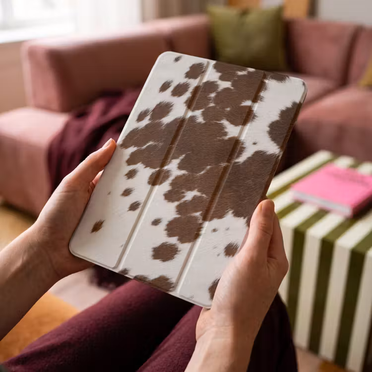 iPad-Hülle - Rindsleder - Klassisch - Braun — 4