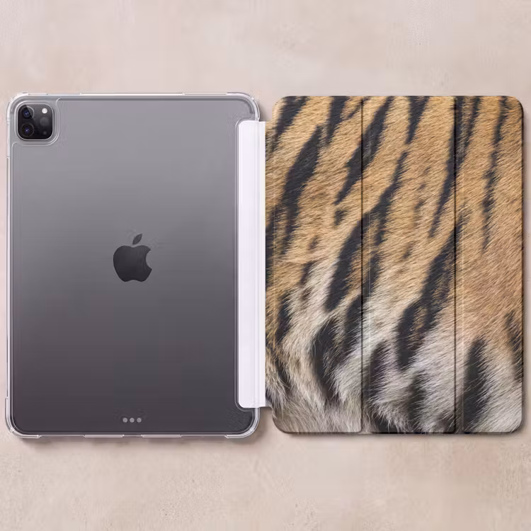 iPad-Hülle - Tigerfell - Klassisch - Schwarz — 6