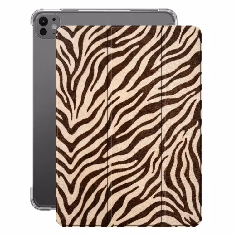 iPad-Hülle - Zebra - Streifen - Braun — 1