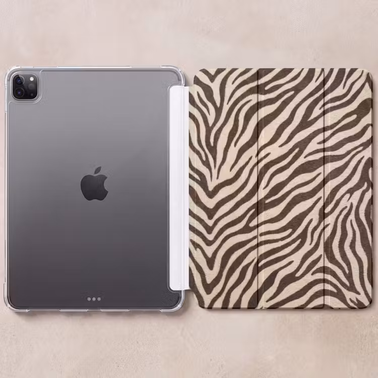 iPad-Hülle - Zebra - Streifen - Braun — 6