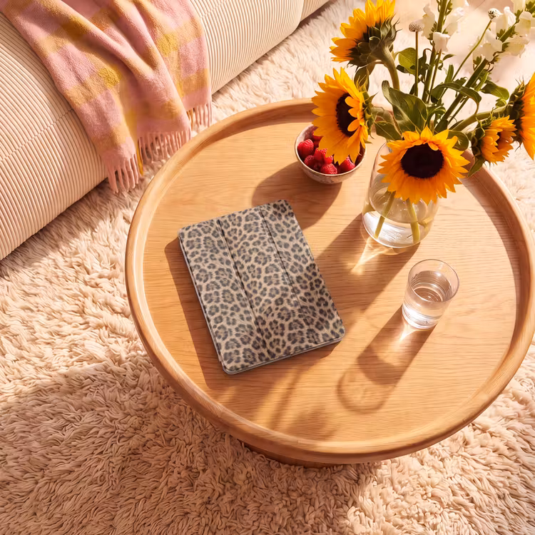 iPad-Hülle - Leopard - Mantel - Klassisch - Braun — 2