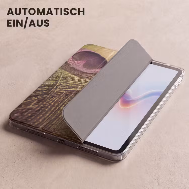 iPad-Hülle - Pfau - Federn - Lila - Grün — 5