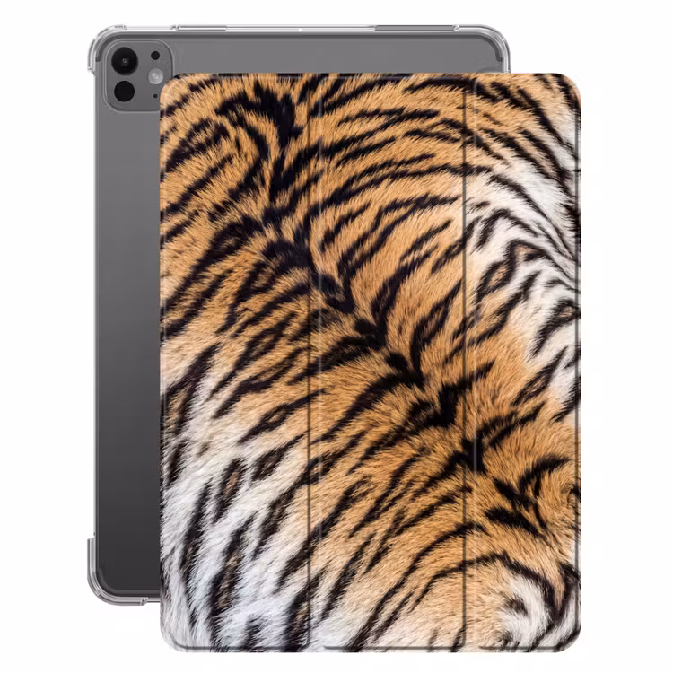 iPad-Hülle - Realistisch - Tigerfell - Schwarz — 1