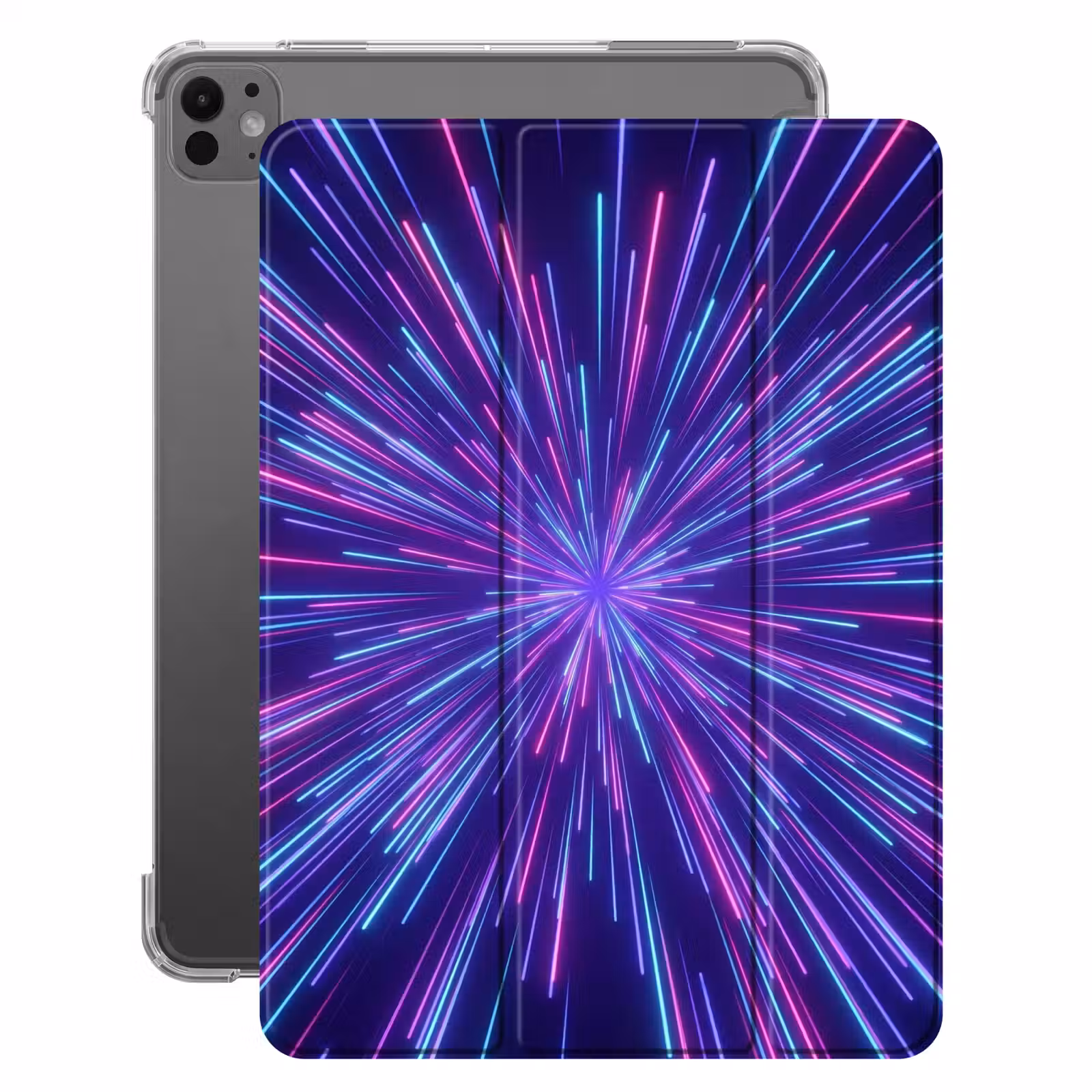 iPad-Hülle - Dynamisch - Raum - Farbenfroh — 1