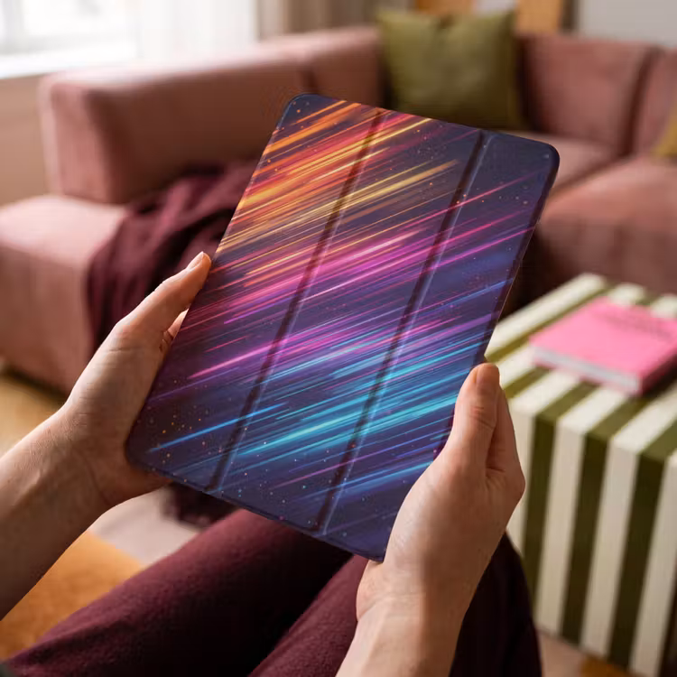 iPad-Hülle - Geschwindigkeit - Kosmos - Farbenfroh — 4