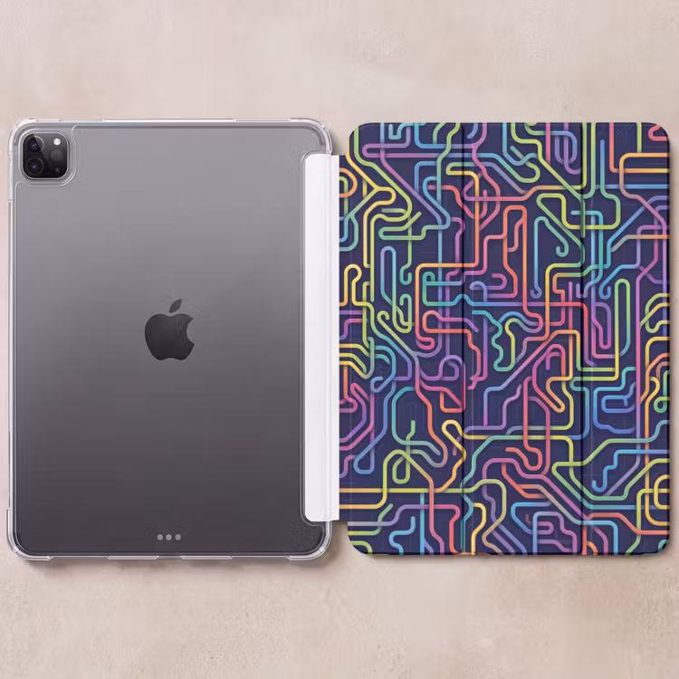 iPad-Hülle - Retro - Abstrakt - Neon — 6