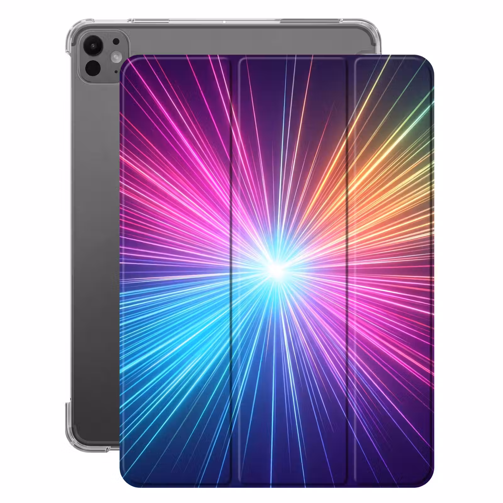 iPad-Hülle - Abstrakt - Licht - Explosion - Modern - Bunt — 1