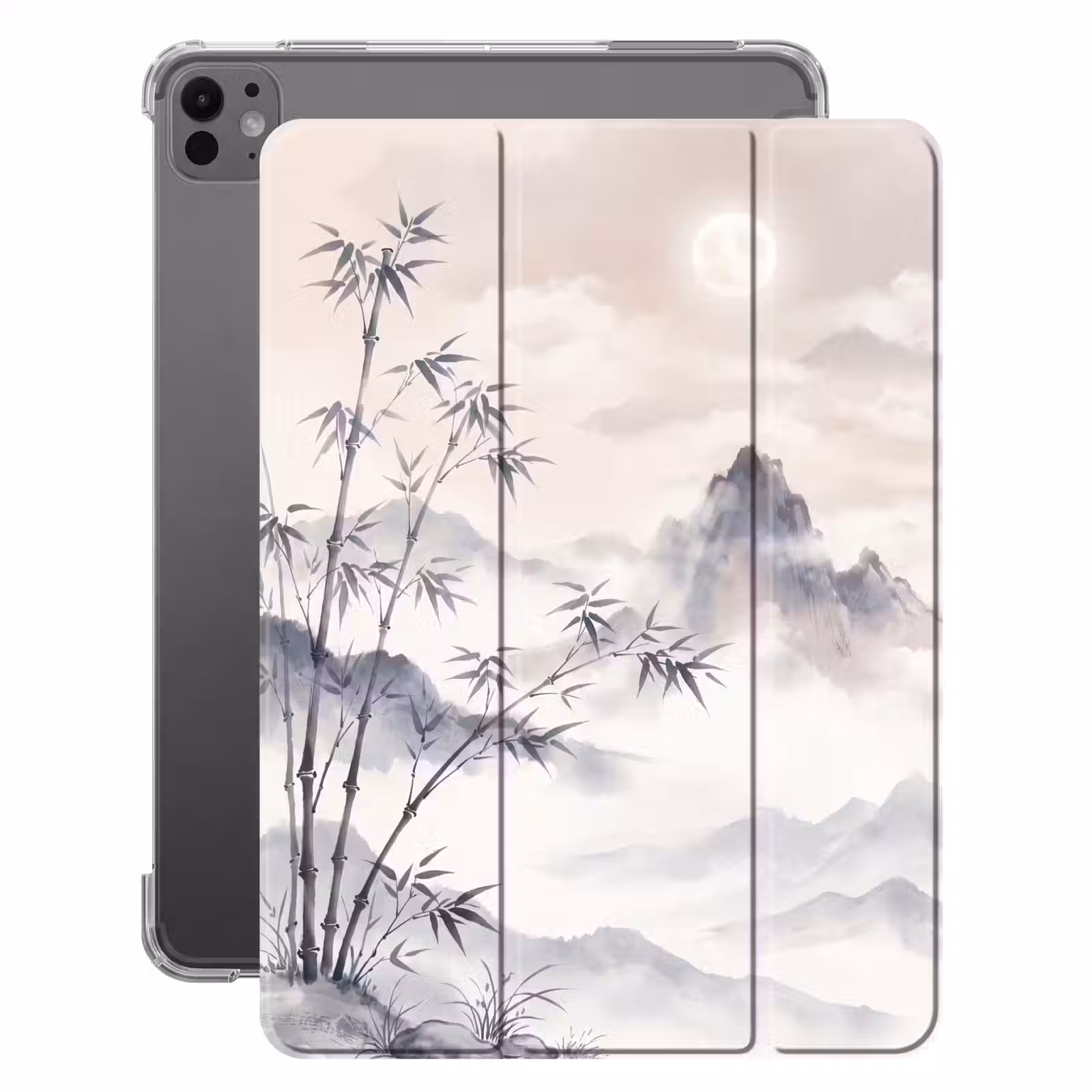 iPad-Hülle - Bambus - Asien - Grau — 1