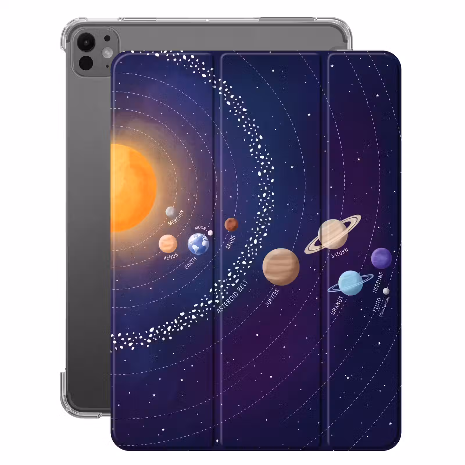 iPad-Hülle - Planetensystem - Weltraum - Illustration — 1