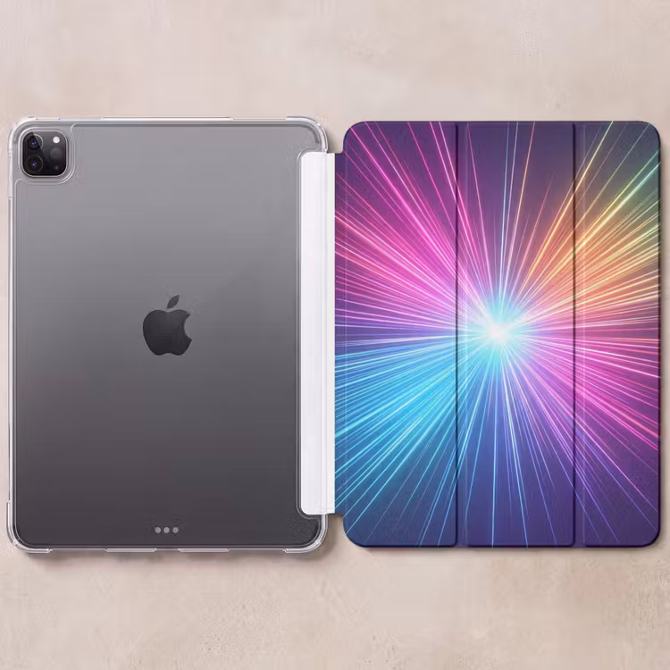iPad-Hülle - Abstrakt - Licht - Explosion - Modern - Bunt — 6
