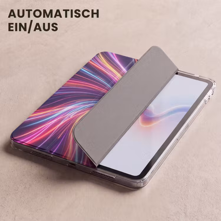iPad-Hülle - Abstrakt - Wirbel - Futuristisch - Neon — 5