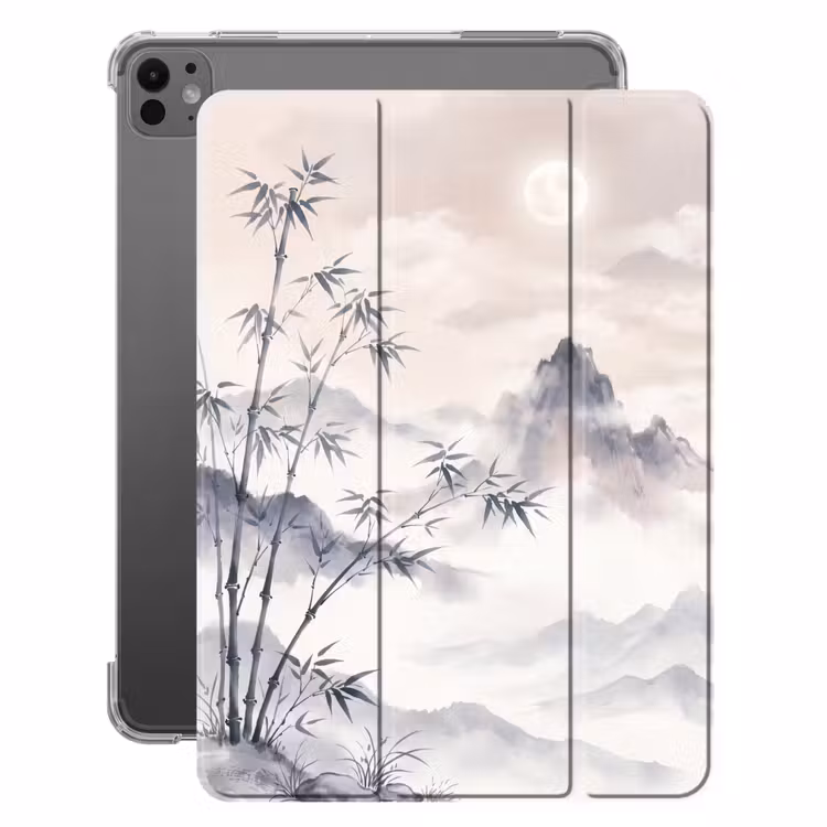 iPad-Hülle - Bambus - Asien - Grau — 1