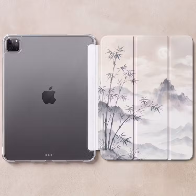 iPad-Hülle - Bambus - Asien - Grau — 6